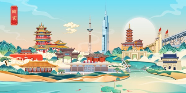 地標(biāo)插畫(huà)