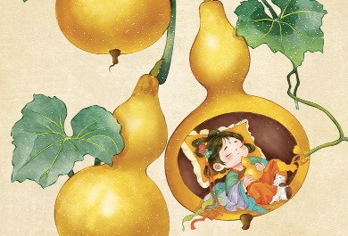 葫蘆插畫