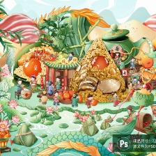 端午节插画
