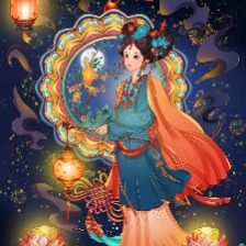 中元节点灯