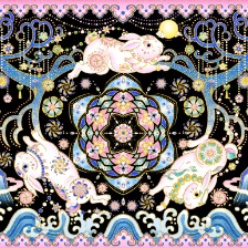 中式祥瑞花纹
