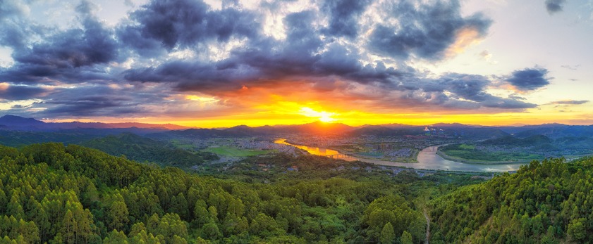 日落全景