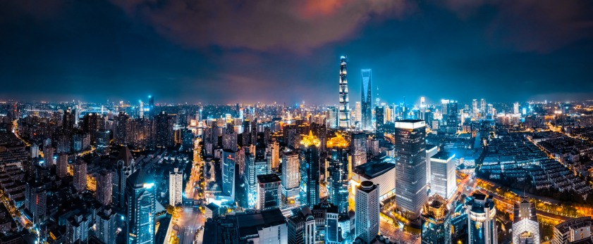 陆家嘴夜景全景
