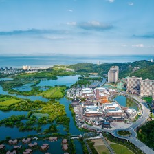 湖州濱湖鳥(niǎo)瞰景觀