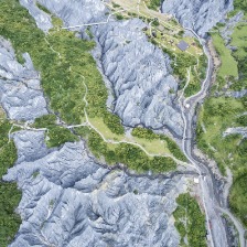 四川道孚县墨石公园
