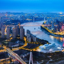 山城璀璨夜景