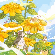 向日葵插畫