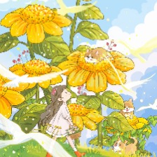 向日葵插画