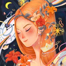 花儿与少女