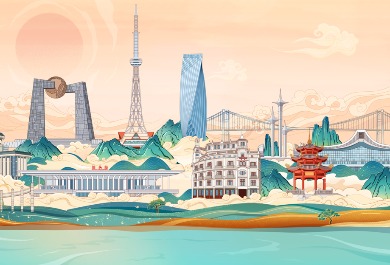 汕头插画